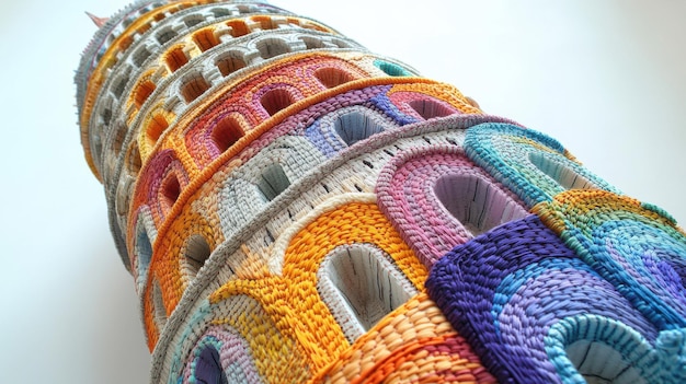 close-up of embroidered pattern